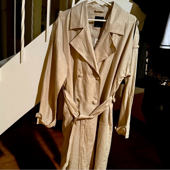 NWT Cotton:On Women’s Sunset Trench Size Large - Picture 2 of 16